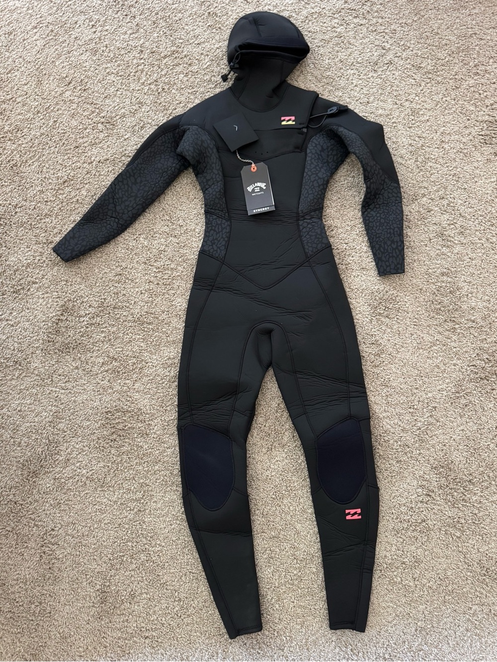 NWT Billabong Synergy 5/4 Hooded Wetsuit